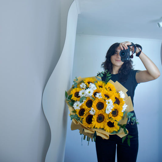 Ramo 15 Girasoles Frescos