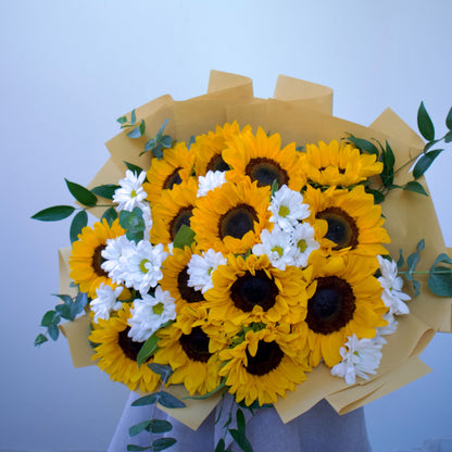 Ramo 15 Girasoles Frescos