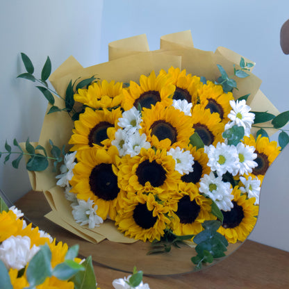 Ramo 15 Girasoles Frescos