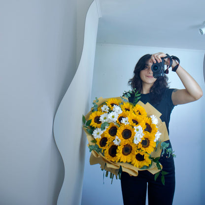 Ramo 15 Girasoles Frescos